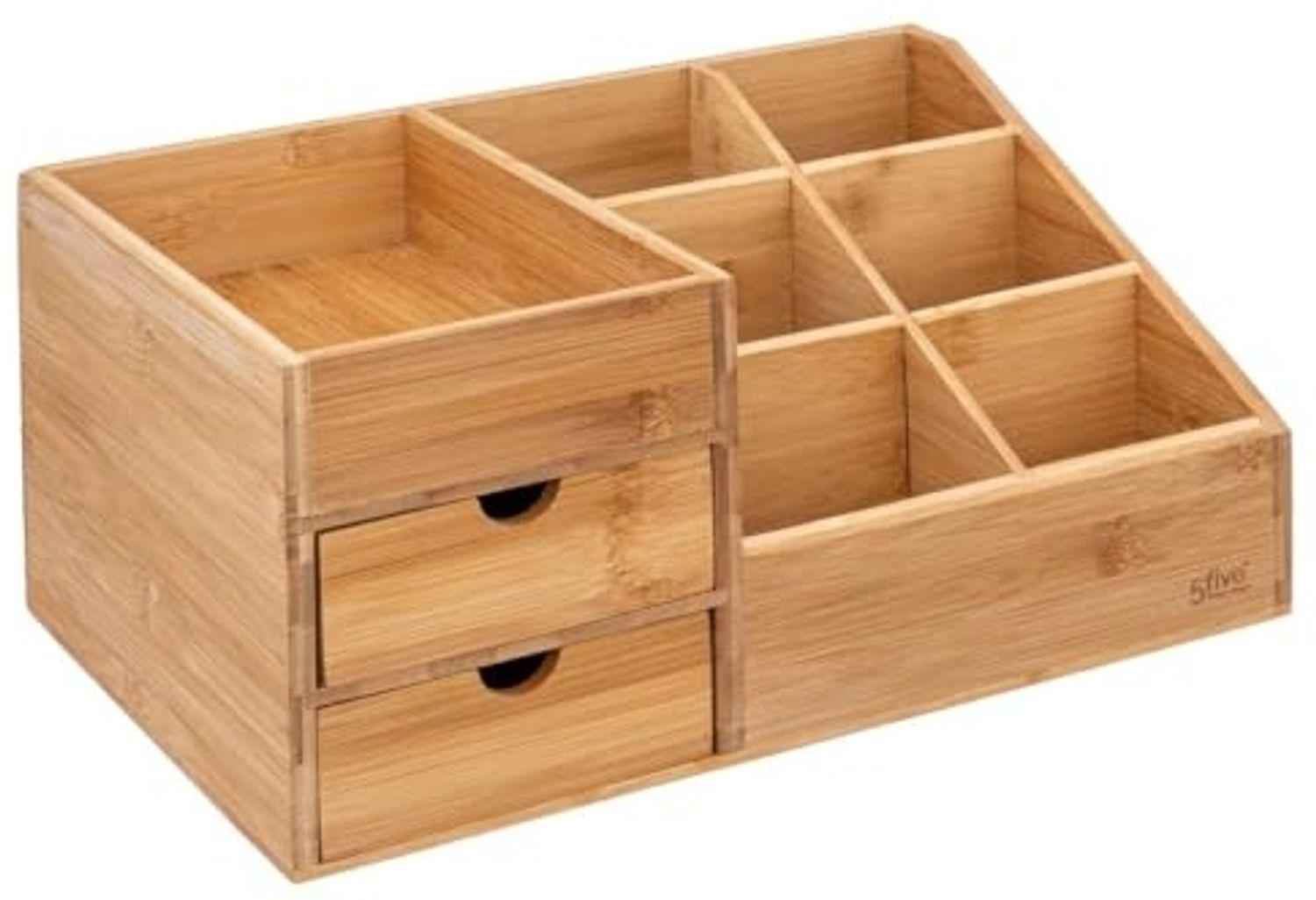 5five Organizer aus Bambus für Kosmetik 3 Schubladen Bild 1