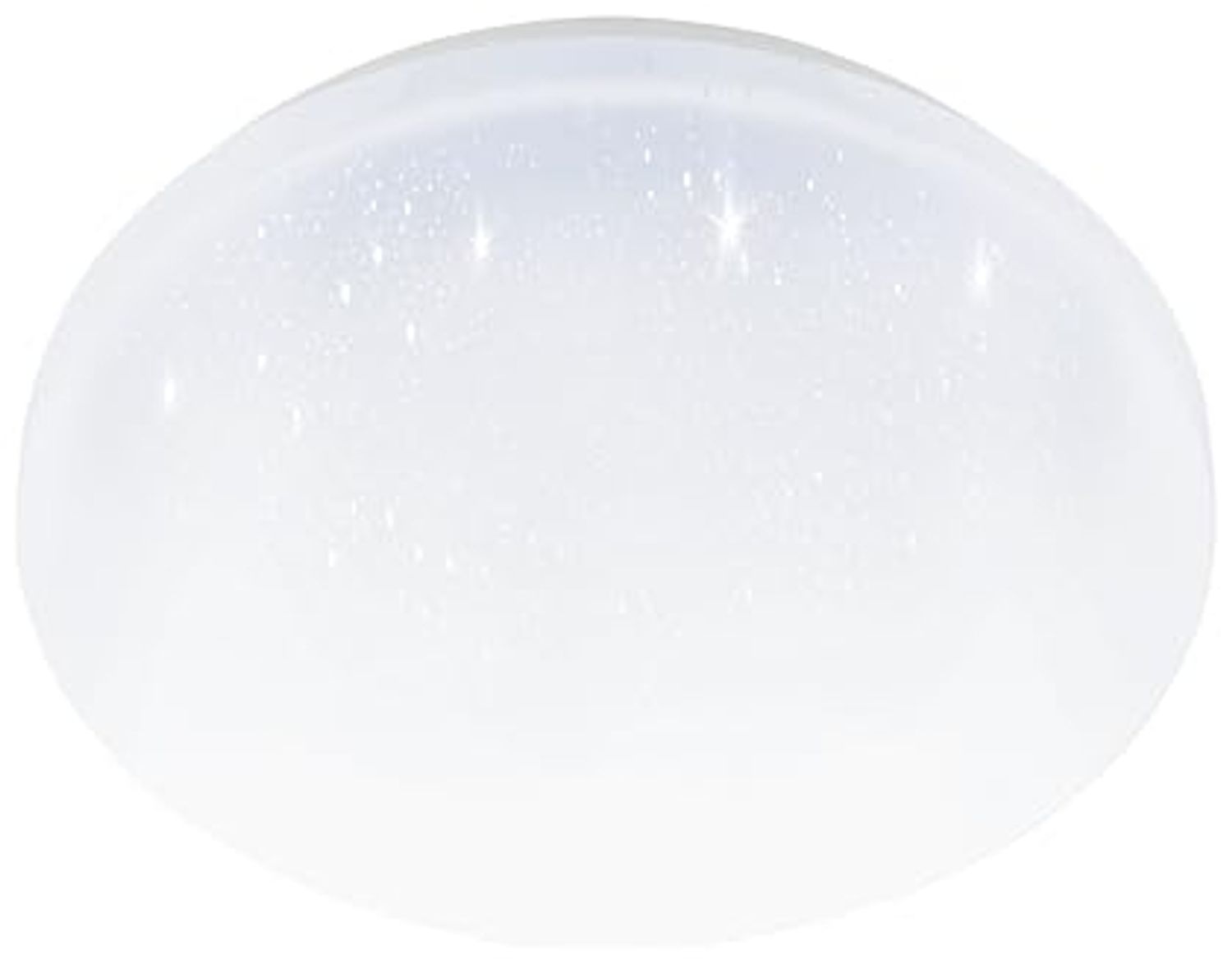 Eglo LED Deckenleuchte Pogliola-E weiß Ø 26 cm mit Kristalleffekt Bild 1