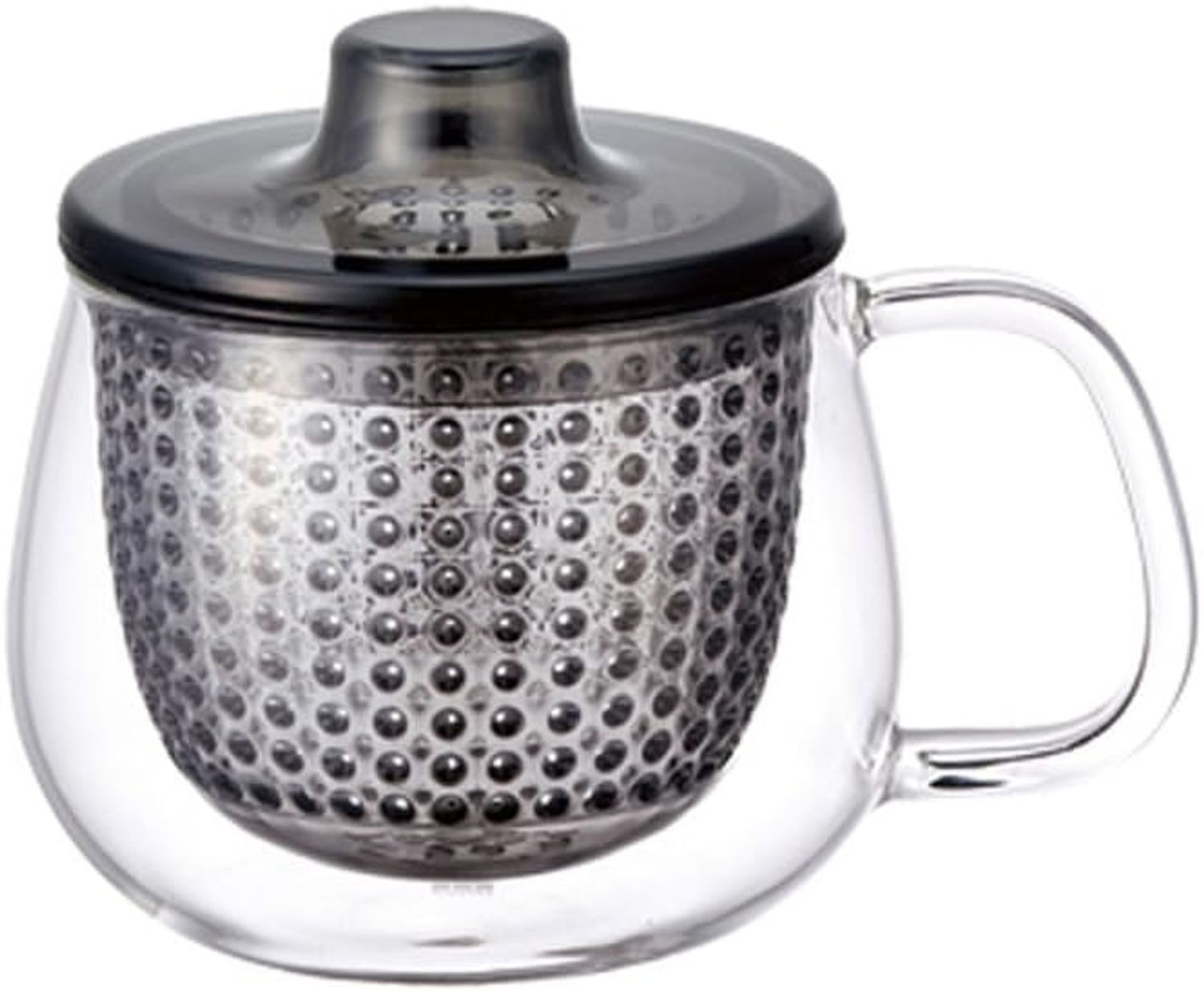 Secret de Gourmet KINTO - UNITEA Teetasse mit Aufguss-Sieb 350 ml grau Bild 1