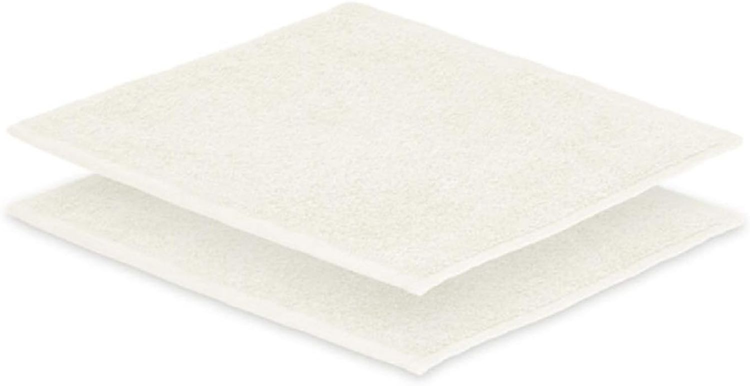 Exklusiv Heimtextil 2x Seiftuch Frottier 500 g/m² 30 x30 cm Naturweiß Bild 1