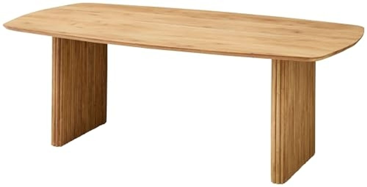 Esstisch >Barney< in Akazie, Massivholz - 220x77x110cm (BxHxT) Bild 1