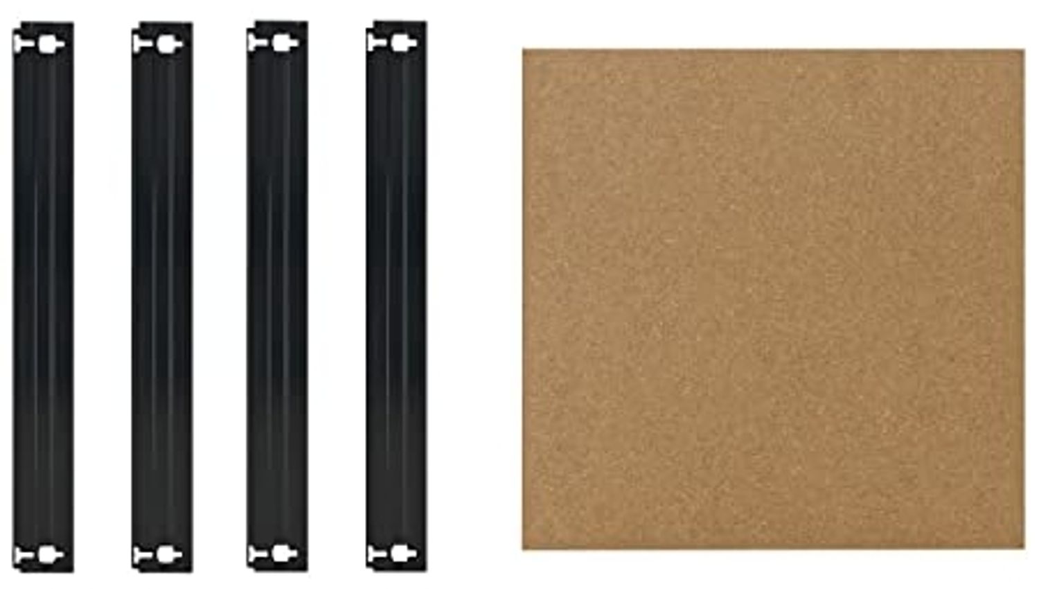 shelfplaza BLACK 60x60 cm Fachboden-Set in schwarz für BLACK Schwerlastregale mit 175 kg Traglast pro Boden Bild 1
