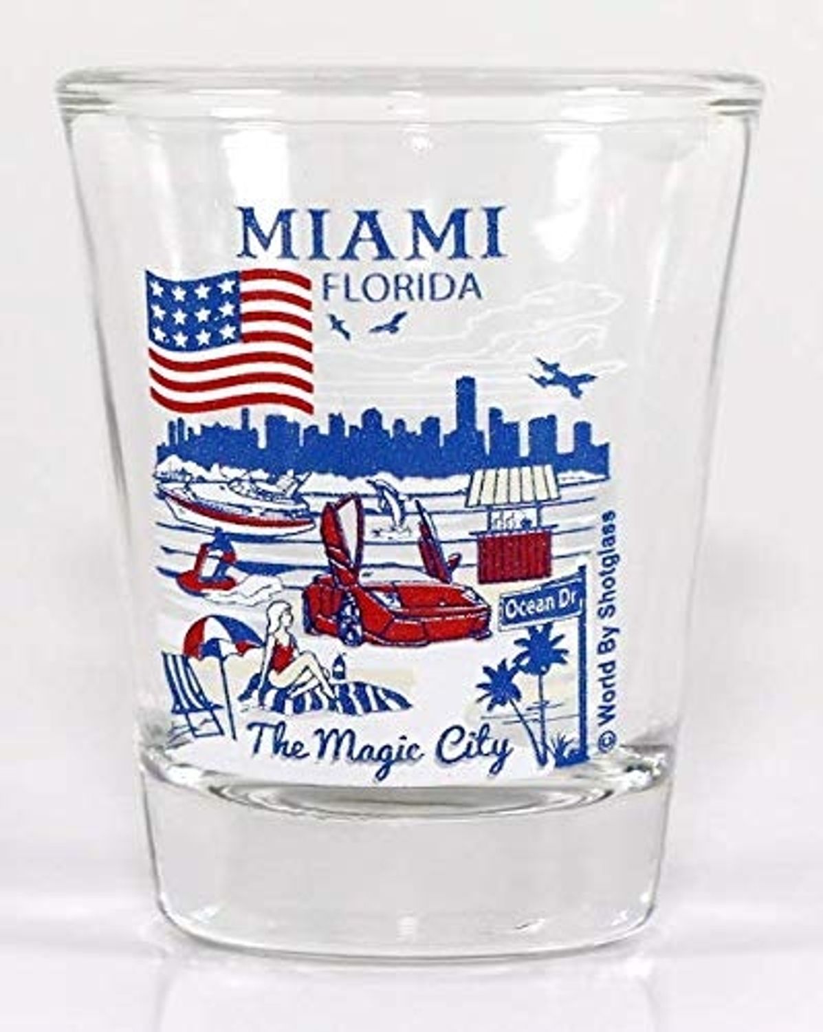 Miami Florida Great American Cities Collection Shot Glas Bild 1