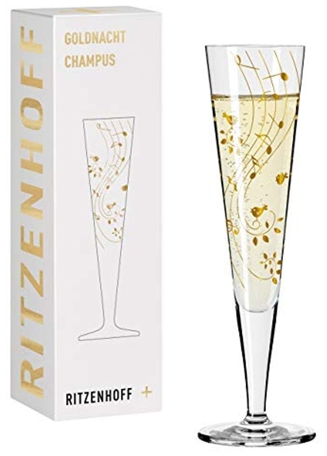 Ritzenhoff 1078202 Champagnerglas #2 GOLDNACHT Sibylle Mayer 2013 Bild 1