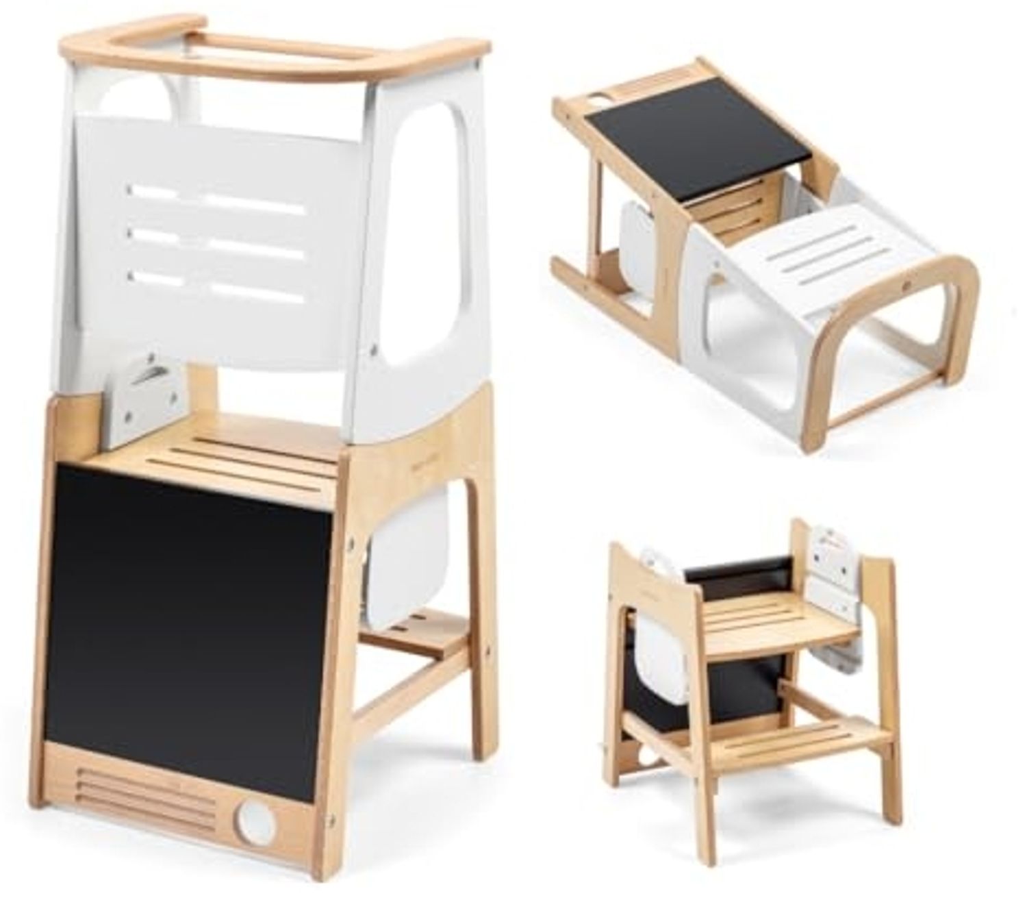 Maxi-Cosi 'Toucan' Lernturm mit integrierter Tafel, Holz natur, 91 x 46 x 43,4 cm Bild 1