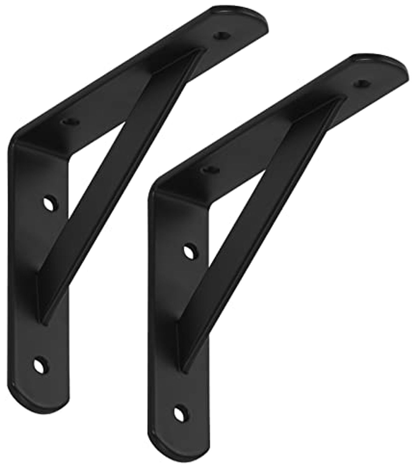 SO-TECH® Regalwange Regalkonsolen mit Querstrebe zur Stabilisierung, 150 x 125 x 30 mm, schwarz, pulverbeschichtet Bild 1