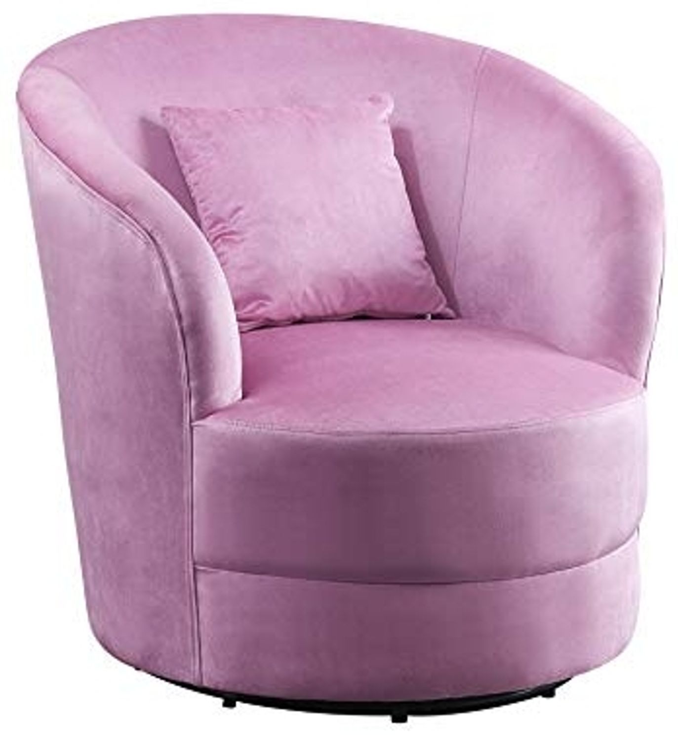 Atlantic Home Collection Sessel Colin, 360Grad, Polyester,Samt, Rosa, BxTxH: 84 x 85 x 84 cm Bild 1