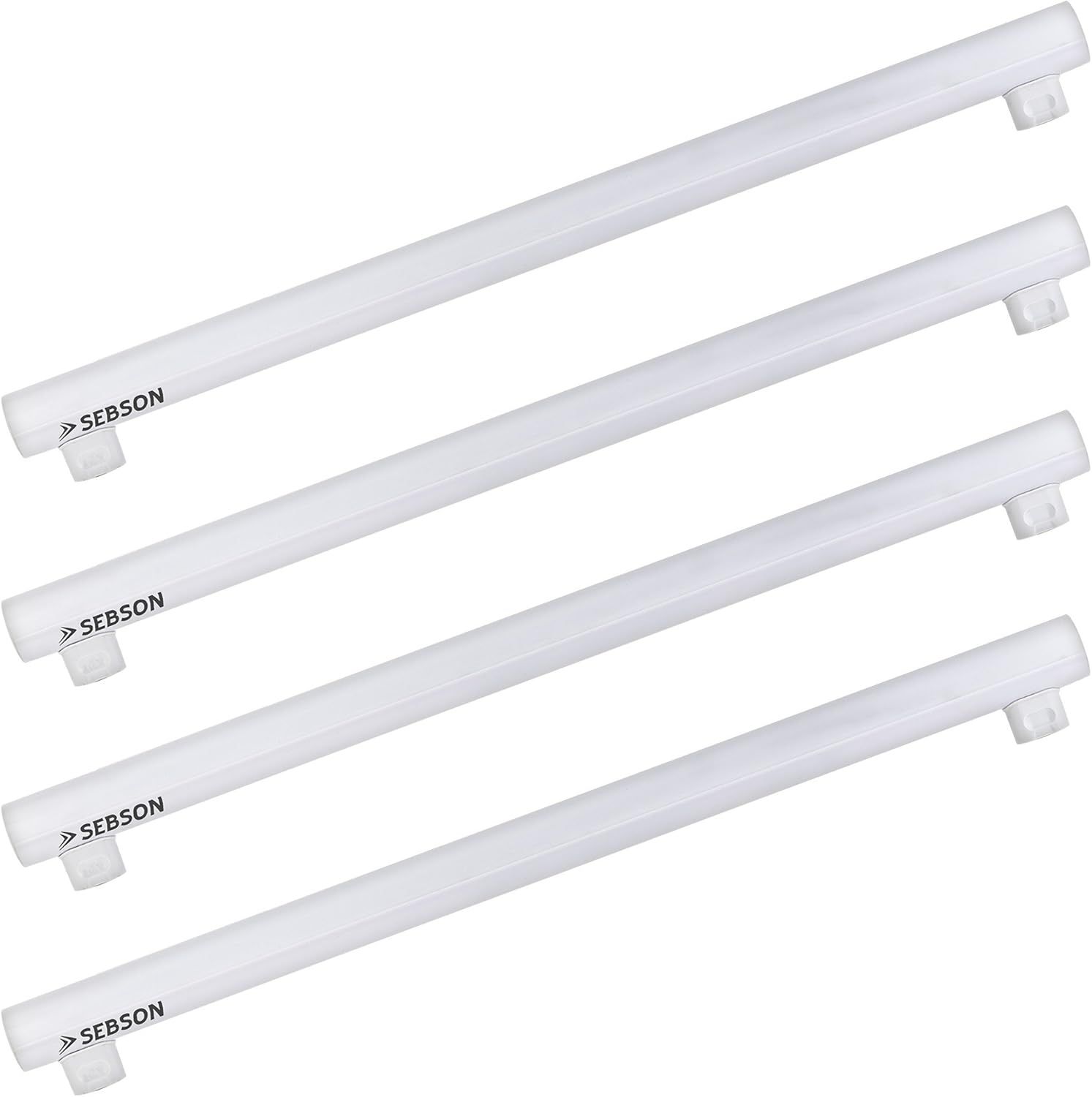 SEBSON LED-Leuchtmittel LED Lampe S14S 50cm 8w 880lm warmweiß, Linienlampe - 4er Pack, 4 St. Bild 1