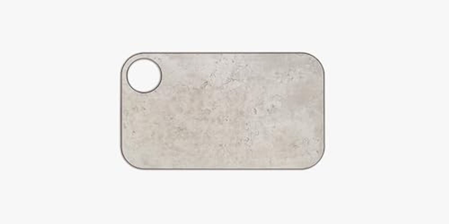 Arcos Schneidebrett Holzfaser 24 x 14 cm Marmormuster Bild 1