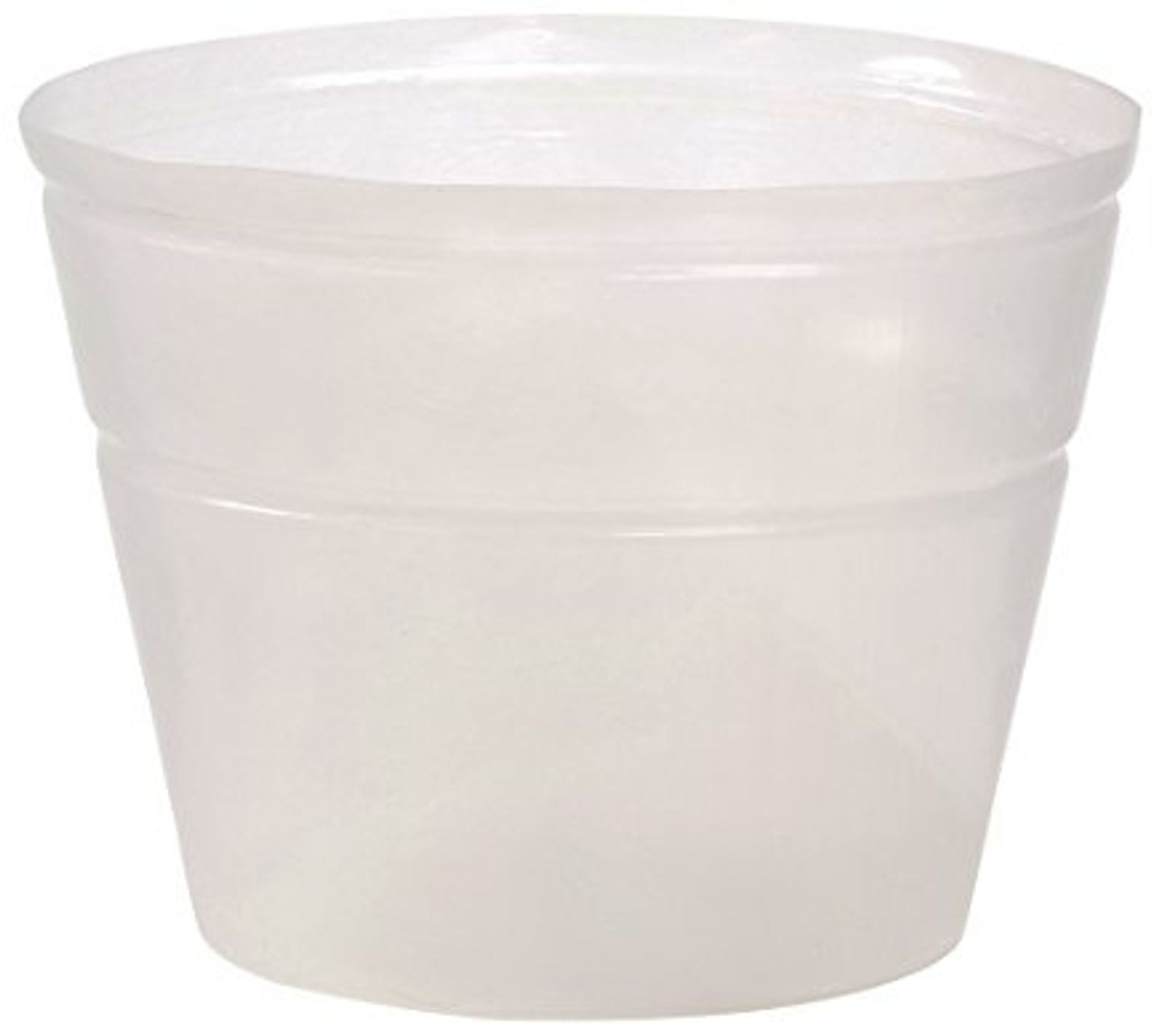 Dehner Pflanztopf-Einsatz, flexibel, Ø 30 cm, Höhe 22. 5 cm, Kunststoff, transparent Bild 1