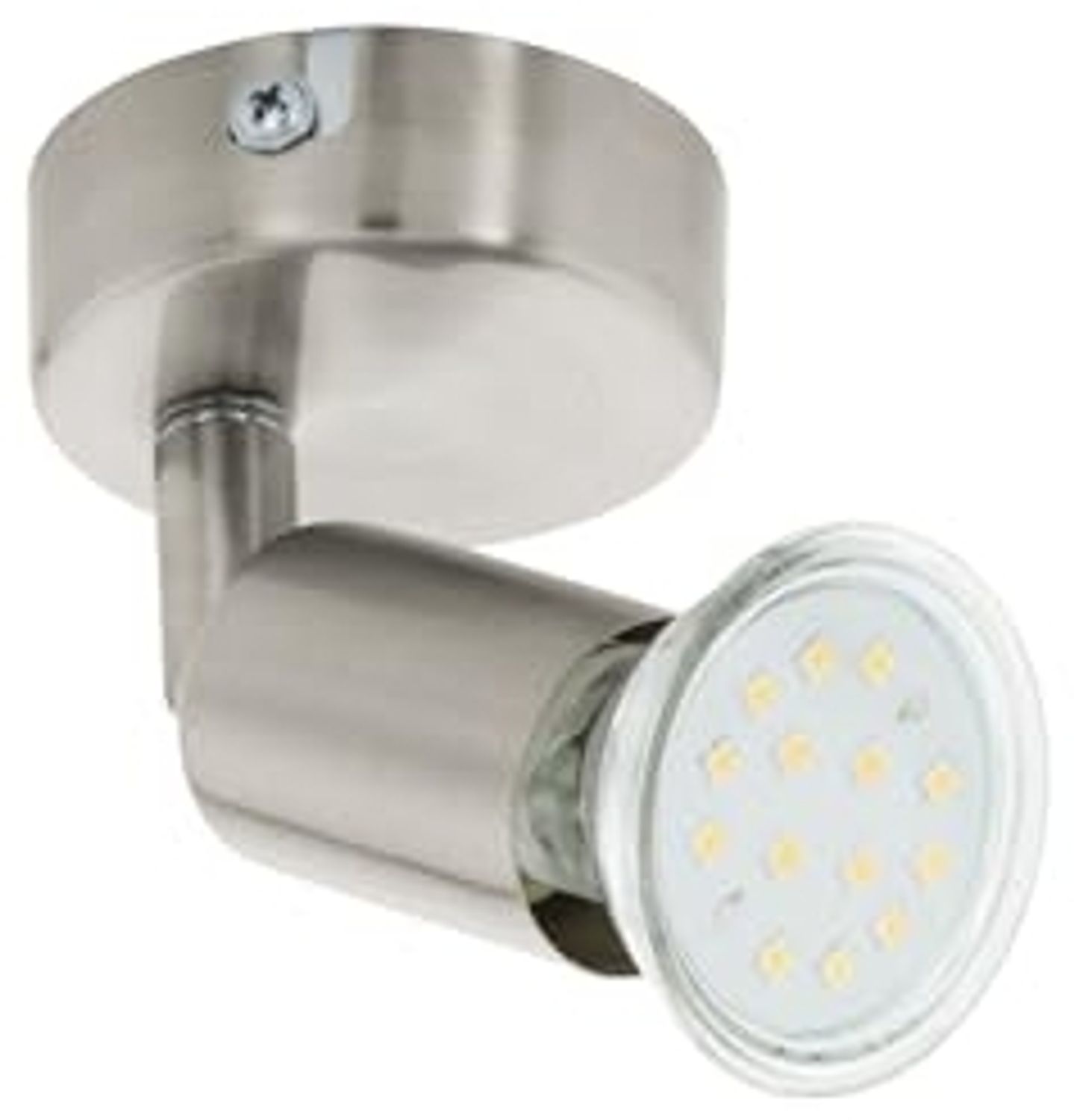 Eglo 92595 Spot BUZZ-LED Stahl nickel-matt GU10 max. 1X2,8W Ø6cm 3000K schwenkbar Bild 1