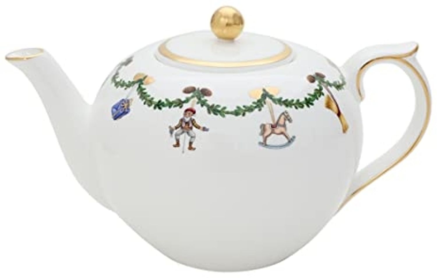 Royal Copenhagen Starfluted Christmas Teekanne Bild 1