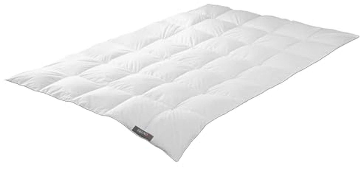 Badenia Trendline Princess Feder-/Daunendecke, Baumwolle, weiß, 135 x 200 x 5 cm Bild 1