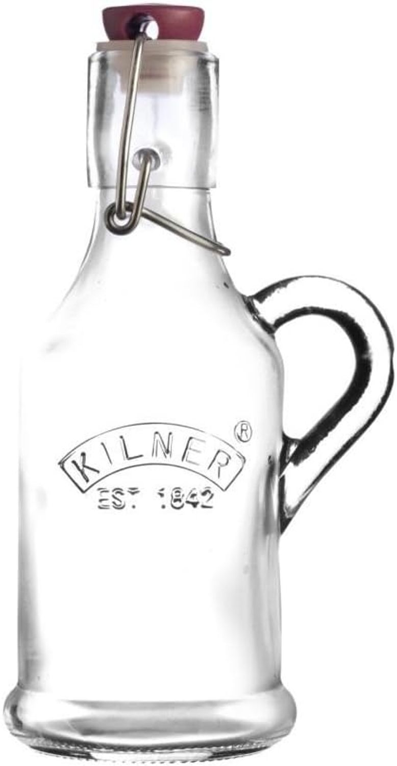 Kilner Bügelverschluss-Flasche mit Henkel, 0.2 L, 6,8x6,8x17,5 cm Bild 1