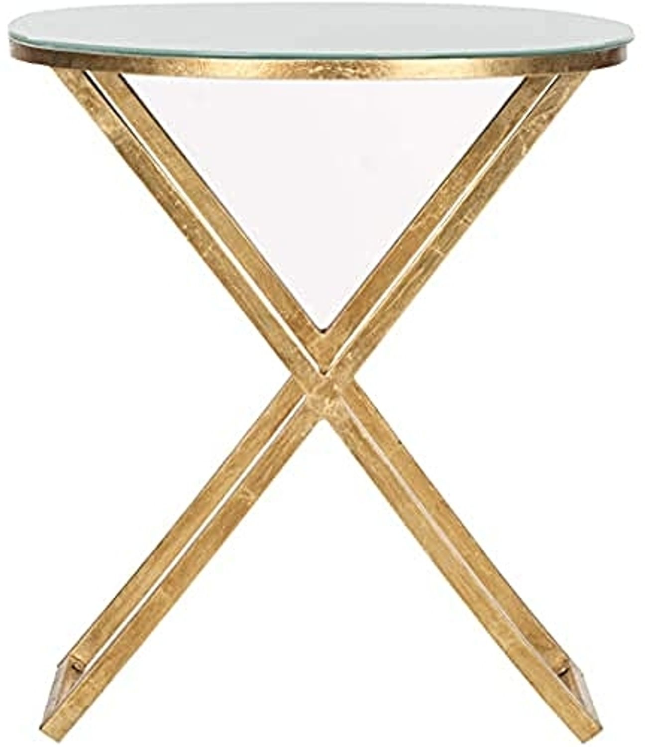 Safavieh EAF2539 Akzenttisch, Metall, Gold, 50 x 50 x 58.16 cm Bild 1