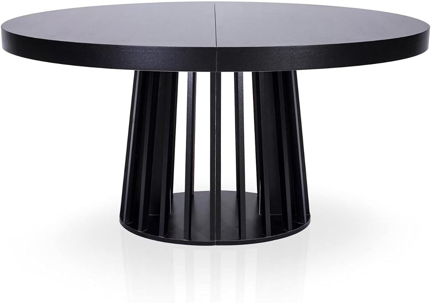 Menzzo Eliza Tisch, oval, ausziehbar, Schwarz Bild 1
