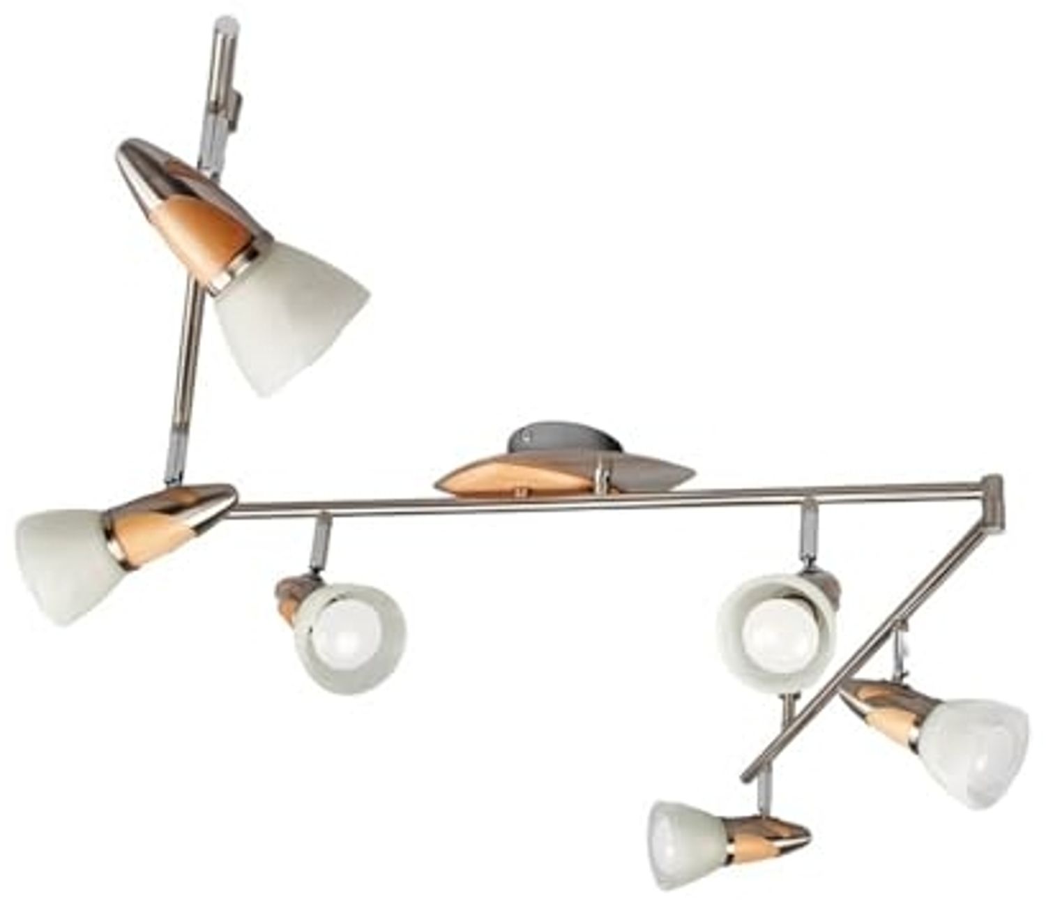 Lindby Deckenstrahler Marena, Metall IP20, 6 x 7 W LED R50 Bild 1