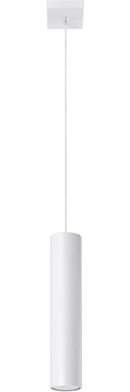 Sollux LAGOS Zylinder Hängelampe weiss 1-flg. GU10 8x8x100cm Bild 1