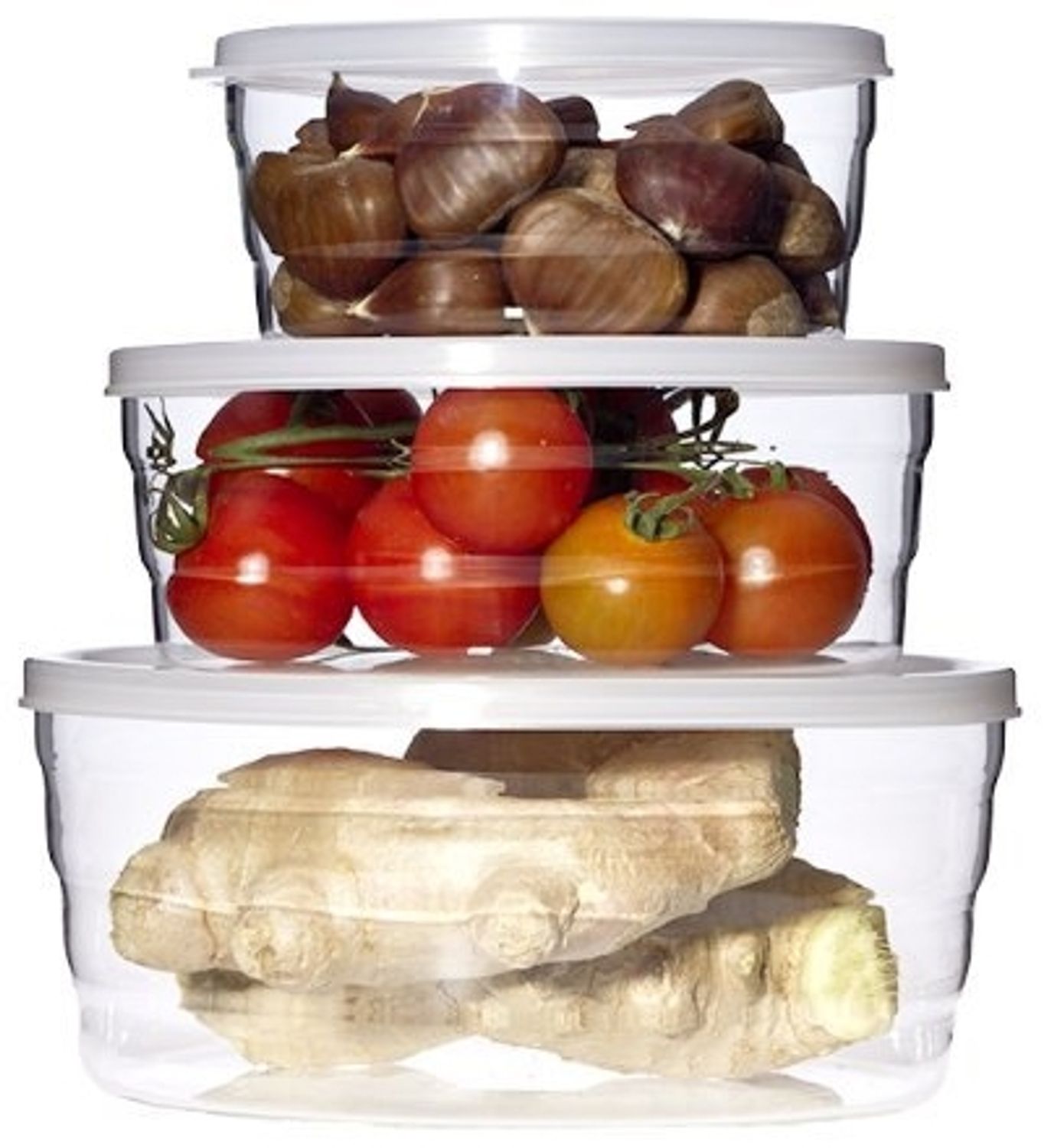 Trendglas Jena Mikrowellen-Set CENTRIC, 6-teilig, Mikrowellen Glas Schüssel Bild 1