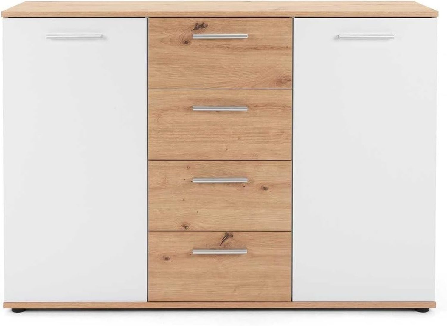 Sideboard 'JACKY 2', Weiß/Artisan Eiche Nb. Bild 1