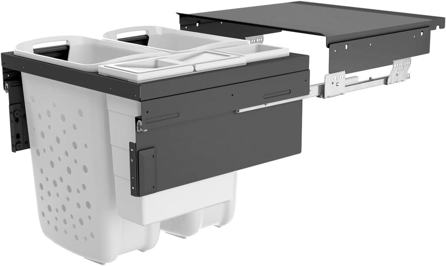 Hailo Wäschesammler 3270831 Laundry Carrier 60 LC Slide SC 80 Liter Bild 1