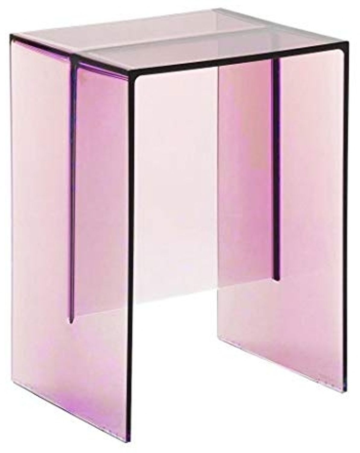 Kartell Max-Beam Hocker/Beistelltisch, Plastik, pink, 27 x 33 x 47 cm Bild 1