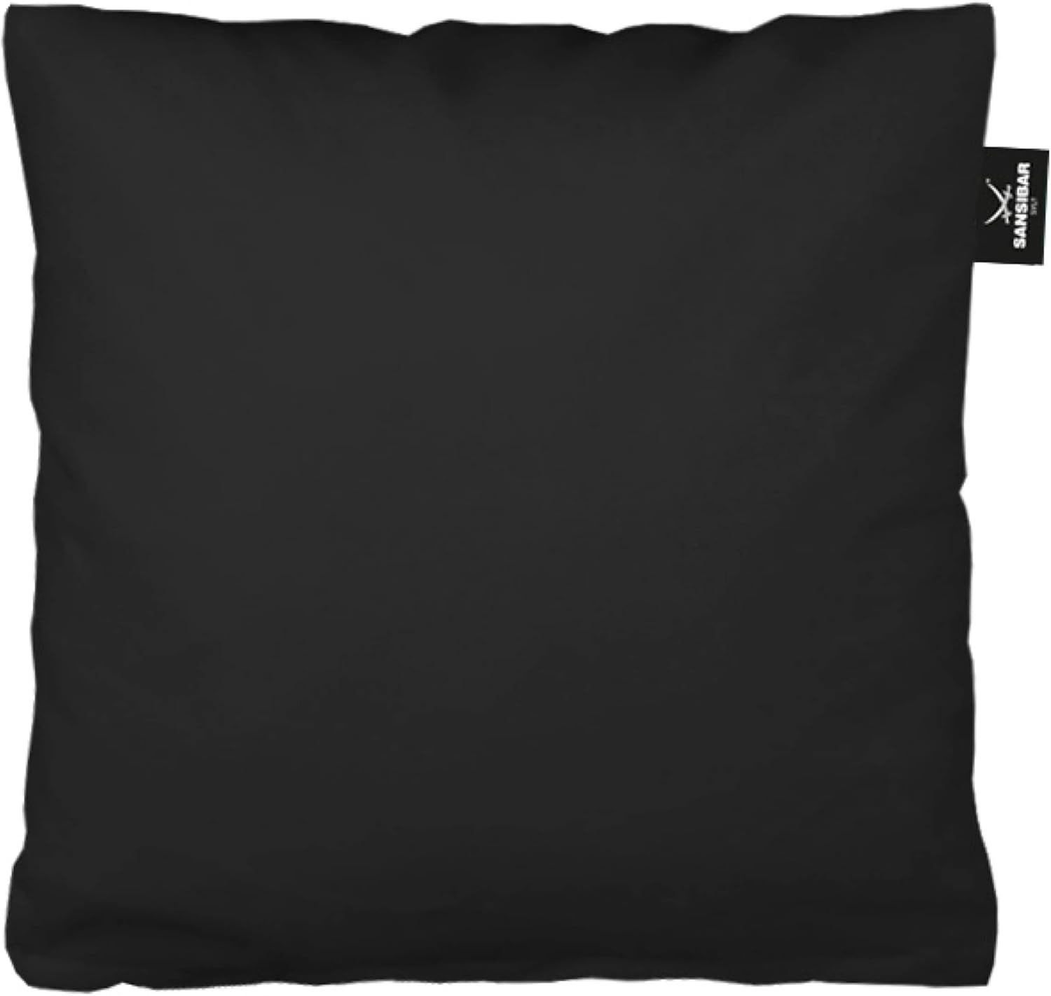 Kissenbezug SANSIBAR Jersey BL 40x40 cm schwarz Bild 1