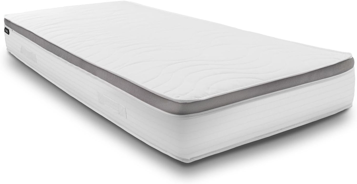 7 Zonen ergonomische Taschenfederkernmatratze Sleezzz Diamond T1000 140 x 200 cm, Höhe 23 cm, Härtegrad H2/H3, 1000 Federn/2m² Bild 1