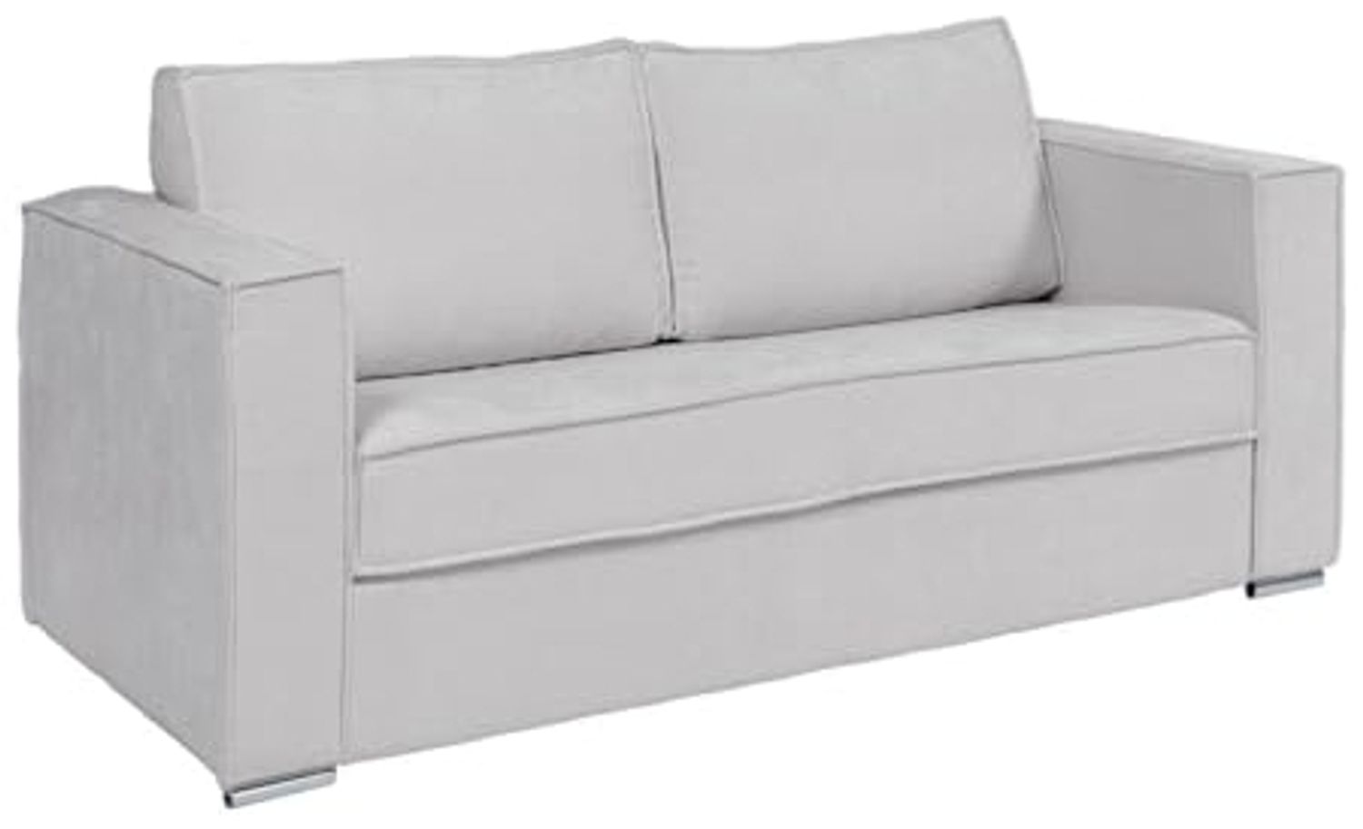 Vente-unique - LORETO Sofa Stoff Grau - B 223 cm95 cm x H 90 cm x L 195 cm Bild 1