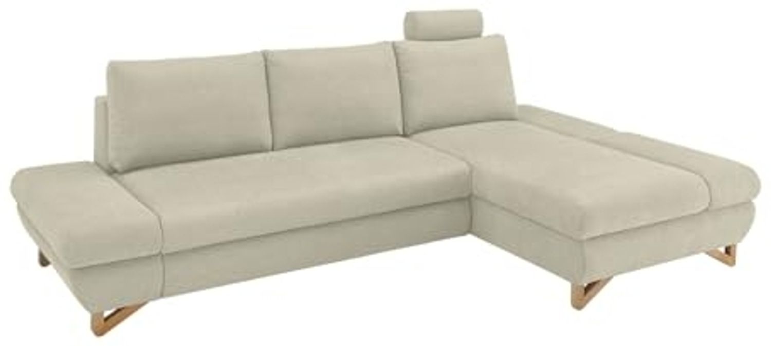 Ecksofa Skalm in beige 284 cm Bild 1