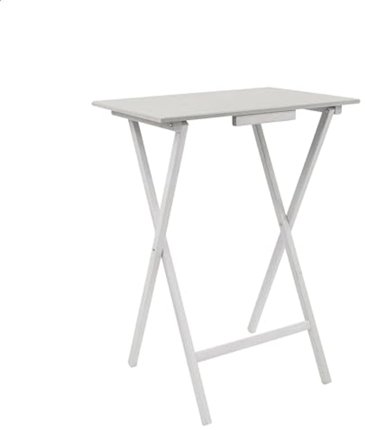 WELL HOME MOBILIARIO & DECORACIÓN Beistelltisch, rechteckig, weiß, Holz, 48 x 35 x 65 cm Bild 1