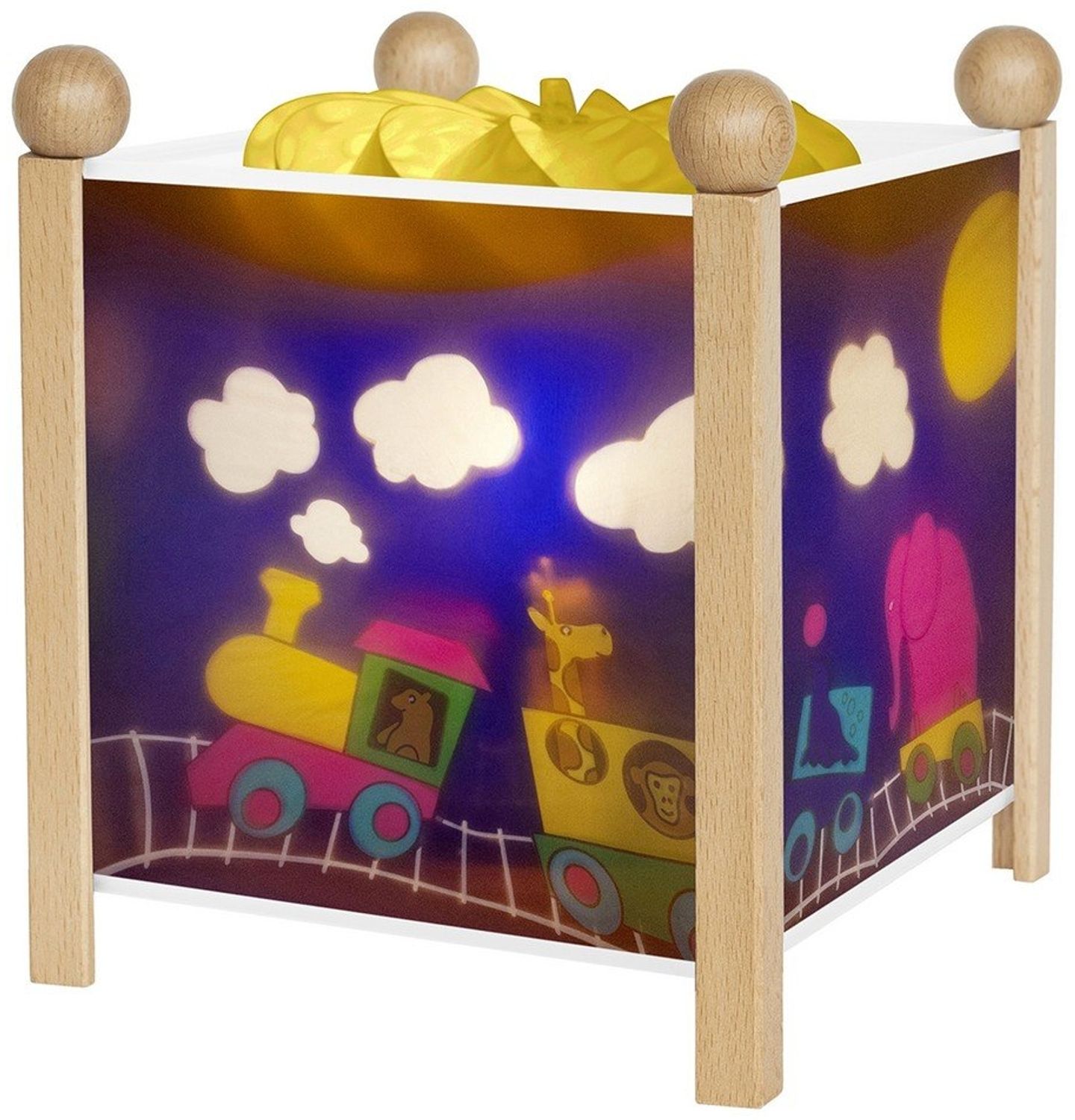 Nacht Licht - Magische Laterne Zug - Natur 12V Bild 1