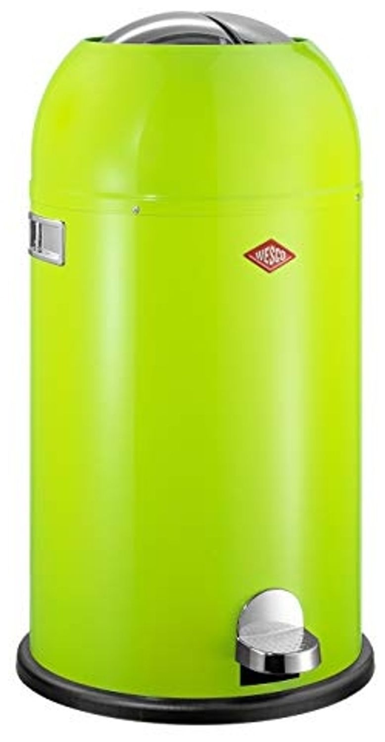 Wesco Abfalleimer Kickmaster Classic Line Soft 33 Liter limeyellow Bild 1