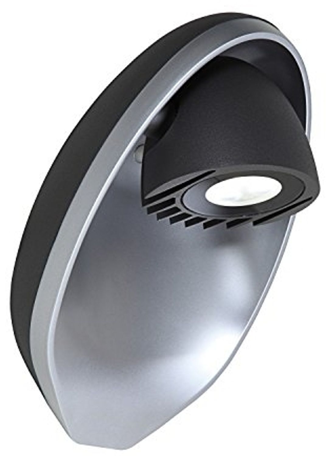 Lutec Eggo Wandlampe Aussenlampe Aussenleuchte Anthrazit LED 6160 Gr Bild 1