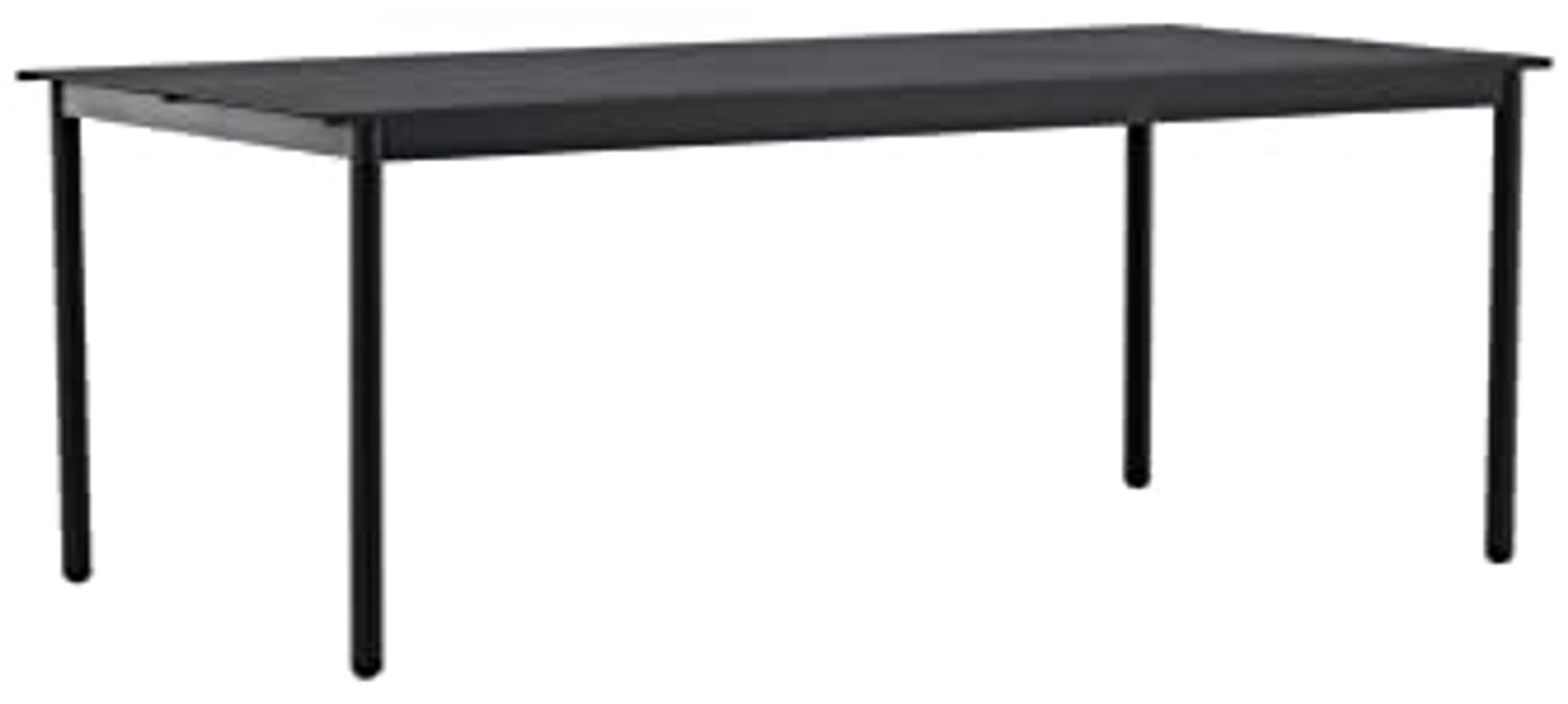 Venture Home Modena-Dining Table-Black-Aluminium-200100cm Table, Black, 200x100 Bild 1