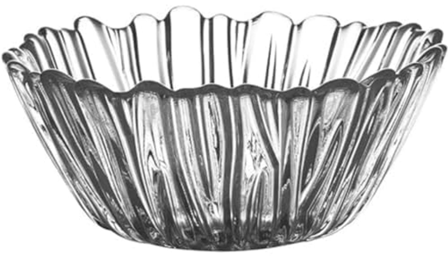 Pasabahce 10601 6er-Set Glas Aurora Set 6 Schälchen, 14 cm Vorpseise Dessertschale aus Glas Bild 1