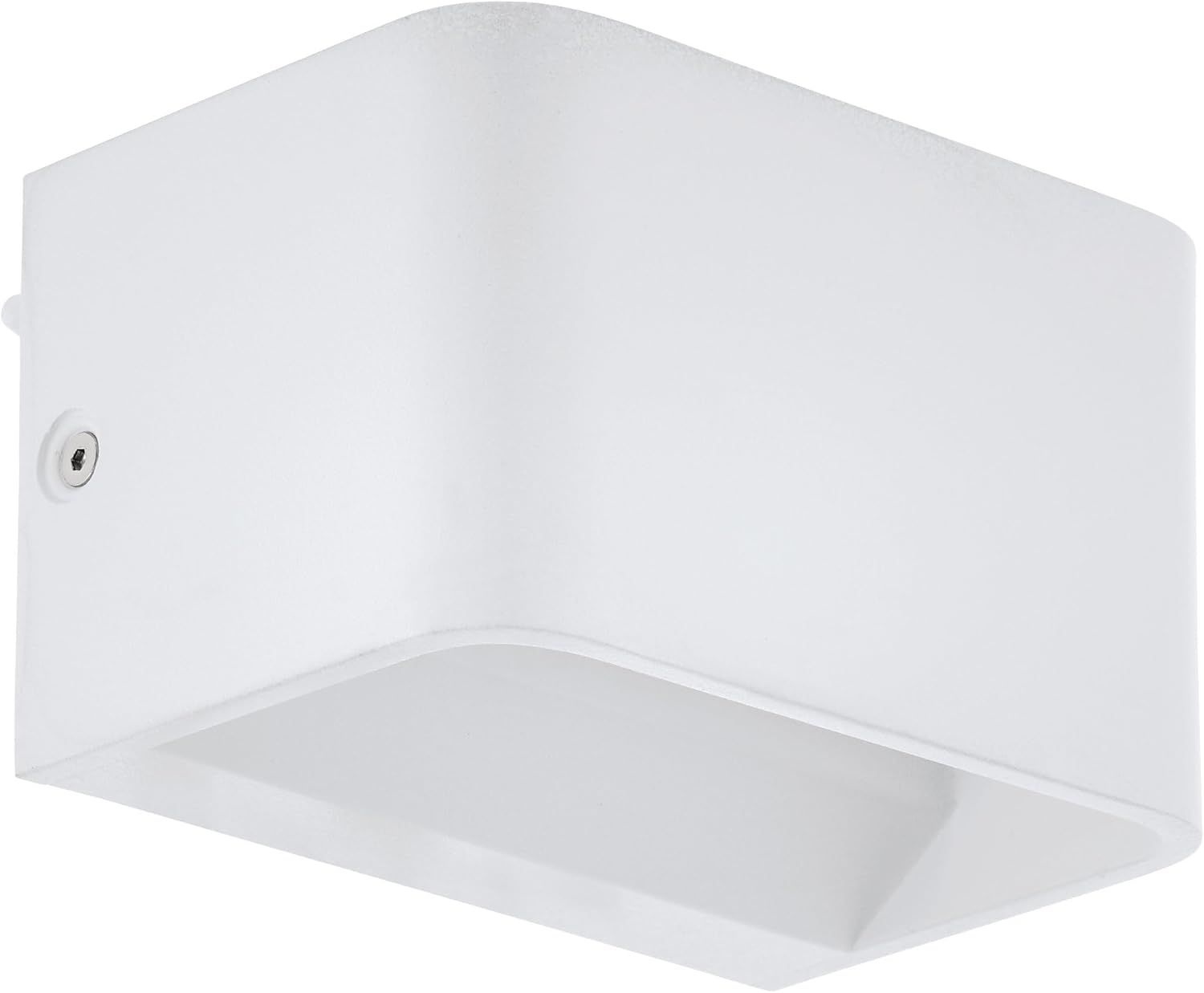 Eglo 98421 LED Wandleuchte SANIA 4 Up & Downlight Alu weiß L:13cm H:8cm T:9cm 6W 3000K Bild 1