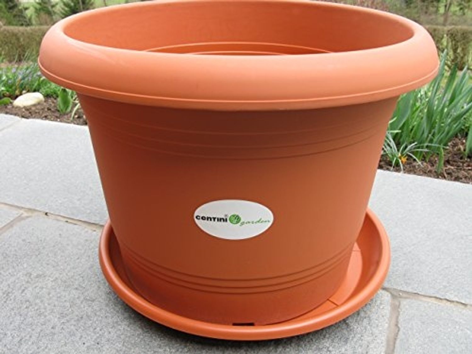 Livinja Pflanzkübel Zylinder terra d= 30 cm Außenmaß H= 21 cm Bild 1