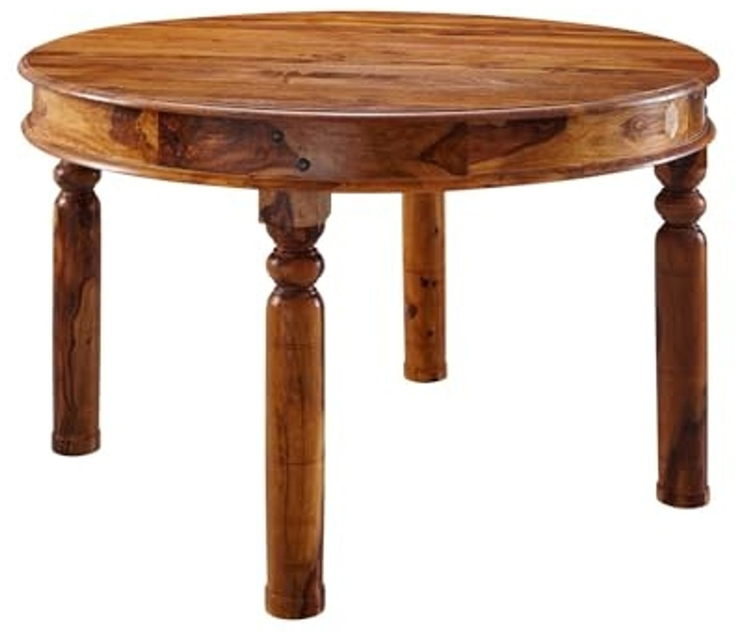 Esstisch rund Akazie 100x100x76 honig lackiert OXFORD #0331 Bild 1