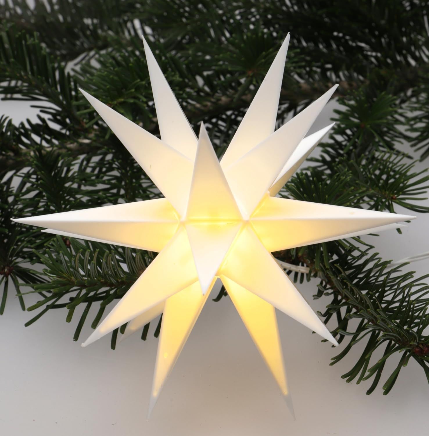 Guru-Shop LED-Stern für außen LED Ministern Baltasar für innen und außen -., LED-Leuchtmittel fest verbaut Bild 1