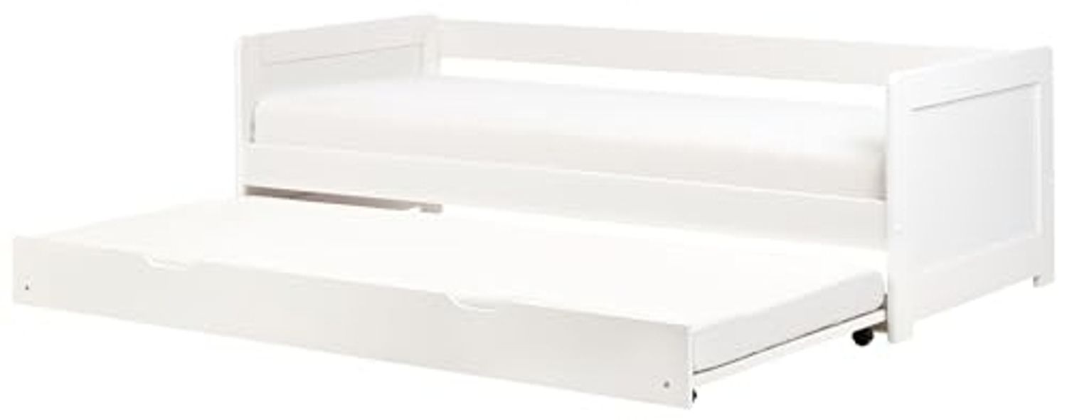 Tagesbett GRAVELINES 90 x 200 cm Holz Weiß Bild 1