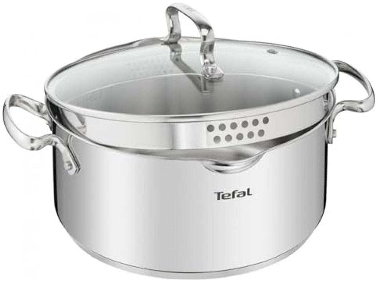 Tefal Duetto+ 18 cm silberner Topf Bild 1