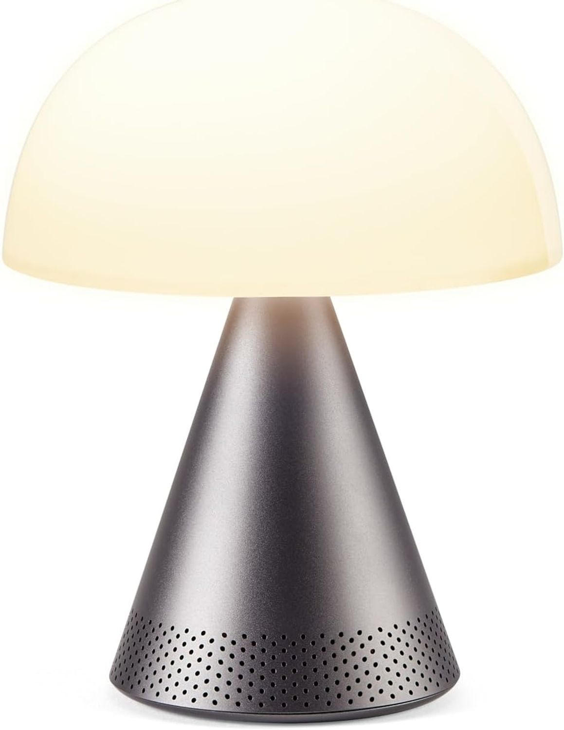 LEXON LH76MX Grau Metallisch Acrylnitril-Butadien-Styrol (ABS) Aluminium Glas Schlafzimmer Kinderzimmer Flur Tisch/Bank Büro LED Warmweiß Akku USB Bild 1