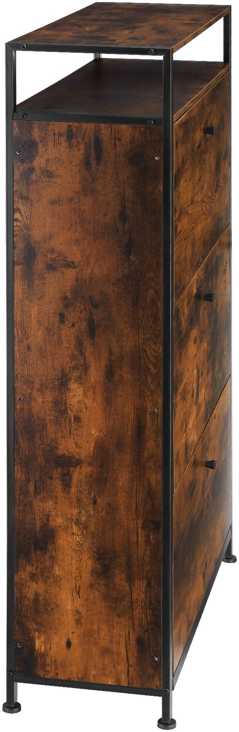 tectake Schuhschrank Braddock (Komplettset, 1-St, inkl. Schlüssel) Industrial Style Bild 1