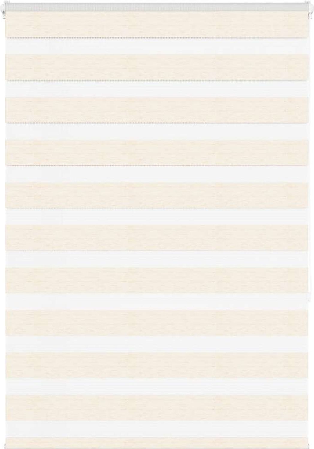vidaXL Doppelrollo Marmorbeige 115x150cm Stoffbreite 110,9 cm Polyester 4014654 Bild 1