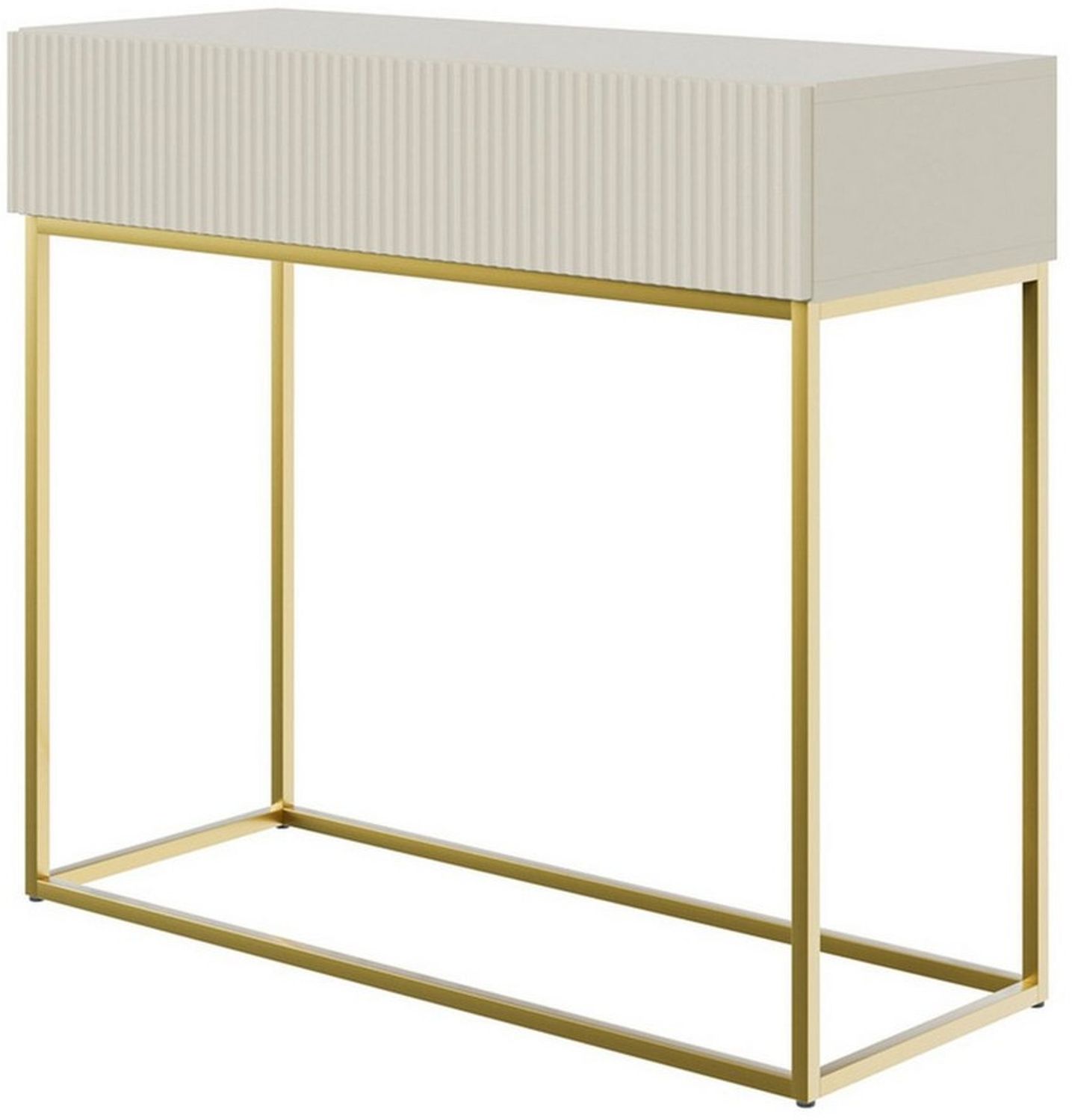 Selsey Veldio Konsolentisch, Holzwerkstoff, Graubeige Taupe, 90 cm breit Bild 1