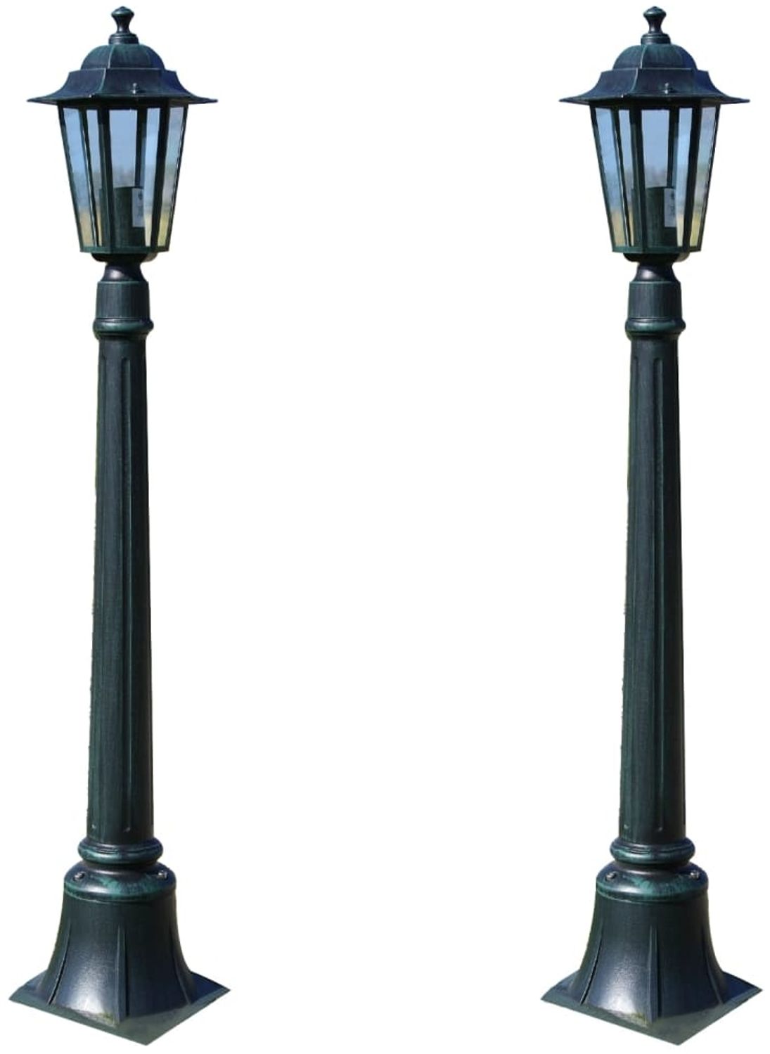 vidaXL Preston Gartenleuchten 2 Stk. 105 cm 3057506 Bild 1