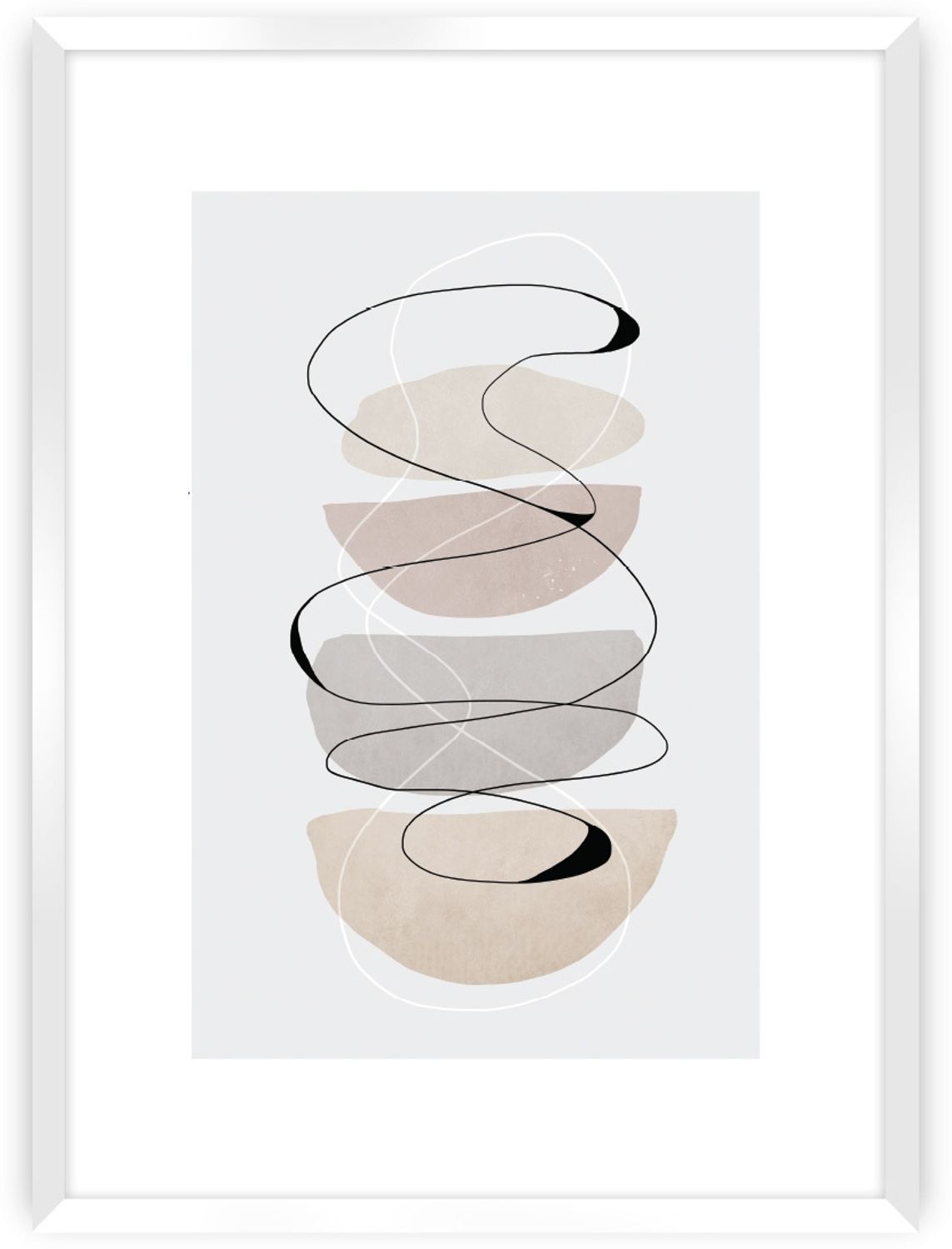 Dekoria Poster Abstract Lines II Bild 1