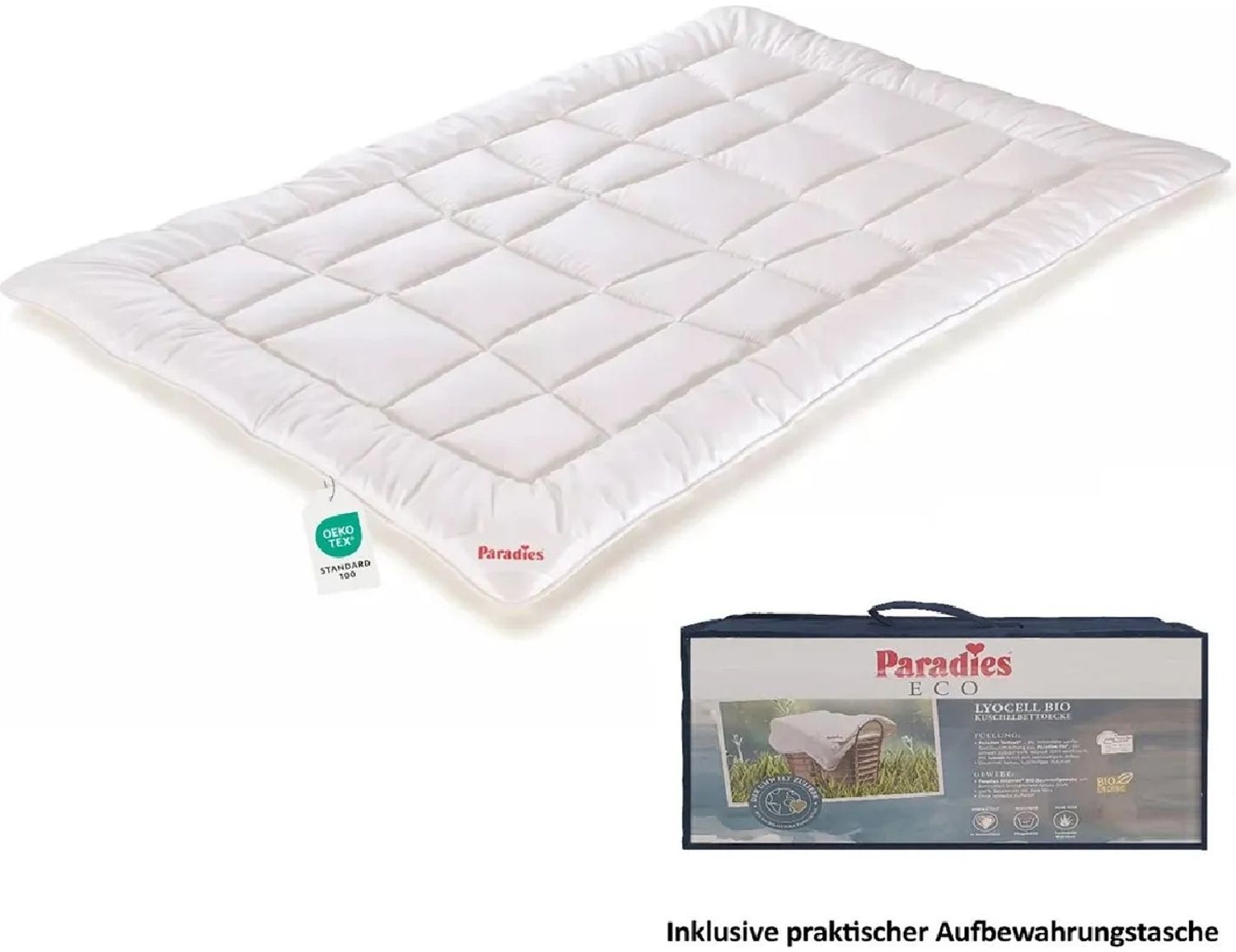 Paradies Amera Bio sommerleicht Bettdecke 135x200 cm Bild 1
