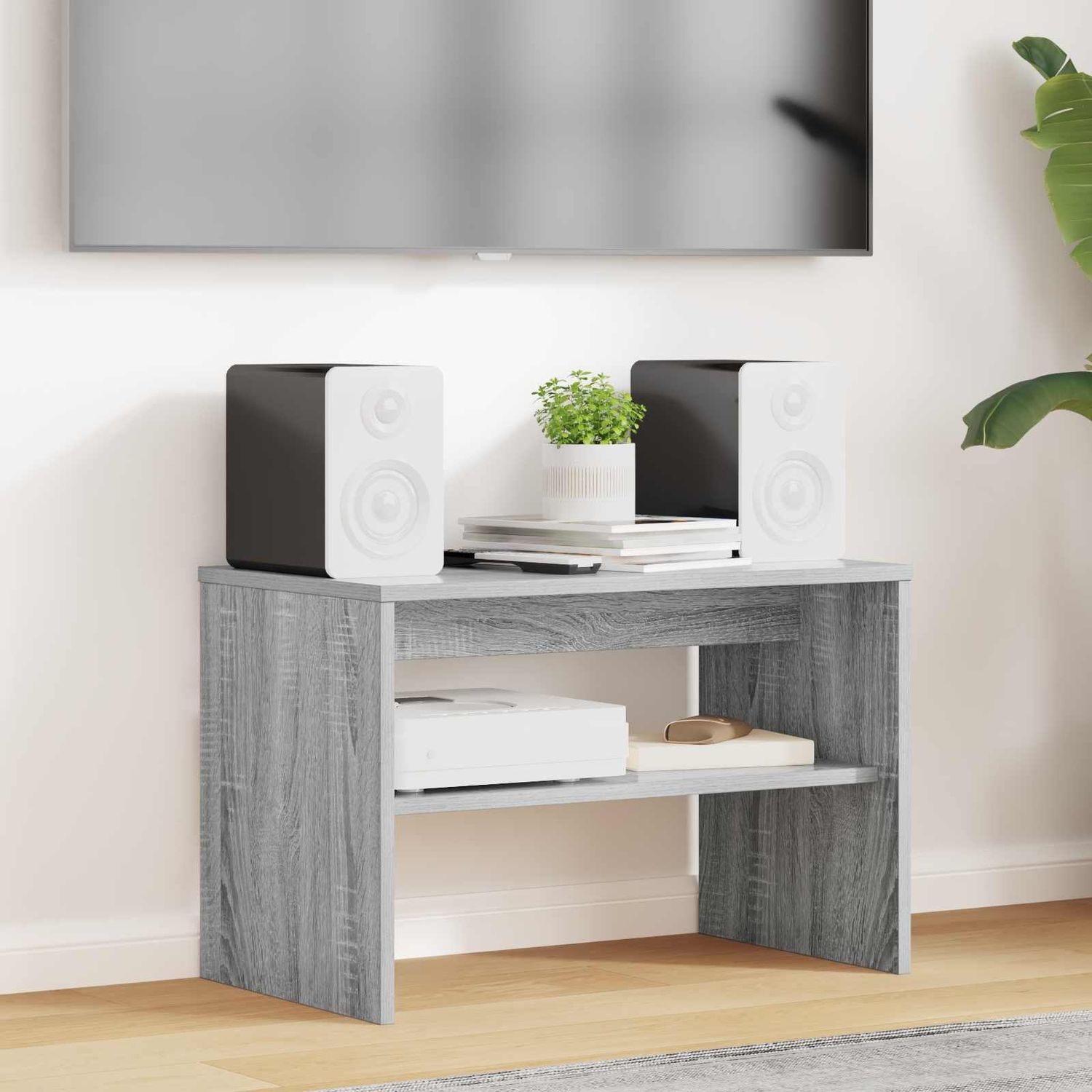 vidaXL TV-Schränk Graues Sonoma 60 x 35 x 40 cm Holzwerkstoff 8000297 Bild 1